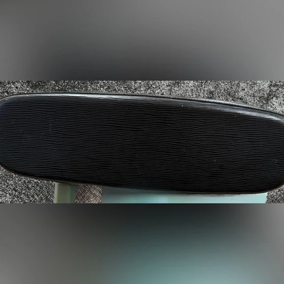 Vintage Louis Vuitton Black Epi Leather Lussac Tote Bag Large 17” x 12” Good - Picture 13 of 16